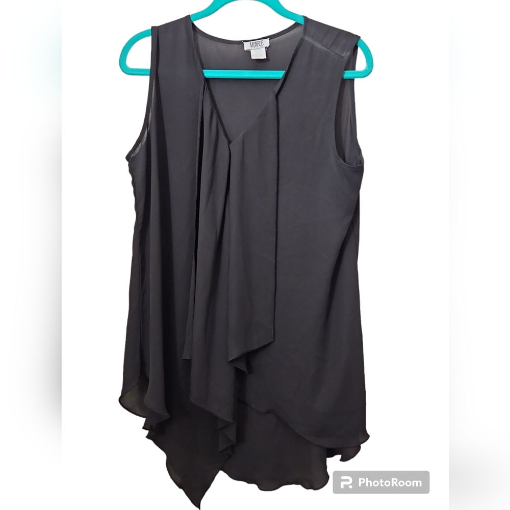 Stylish Black Sleeveless Top